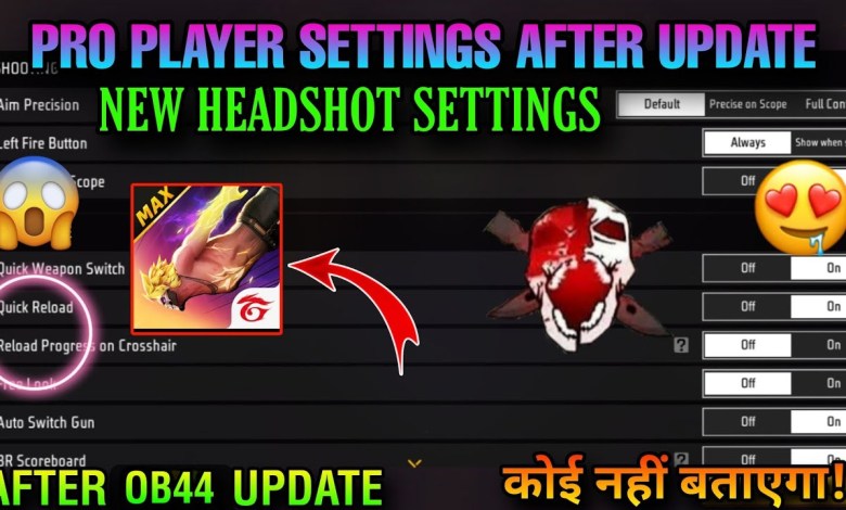 FREE FIRE MAX SETTING AFTER OB44 UPDATE | FREE FIRE FREE FIRE MAX SETTING AFTER OB44 UPDATE | FREE FIRE