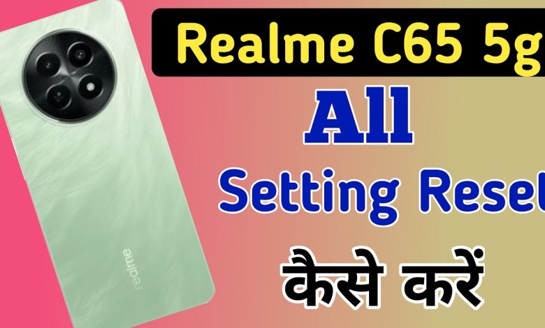 Realme C65 5g me all setting reset kaise kare // how to Realme C65 5g me all setting reset kaise kare // how to