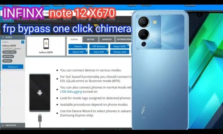 infinx note 12 X670 frp bypass one click with chimera infinx note 12 X670 frp bypass one click with chimera