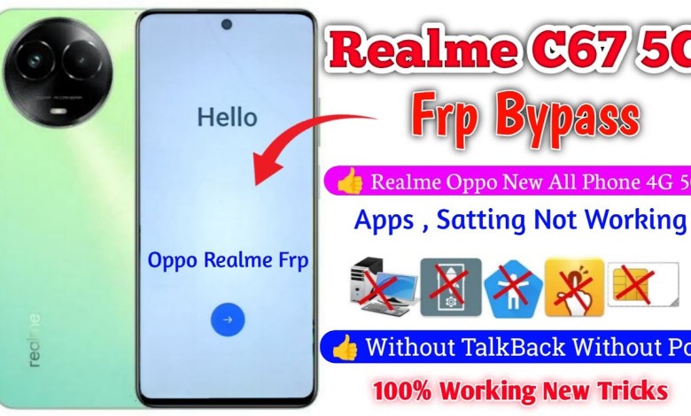 Realme C67 5G FRP Bypass Android 13 | New Method |Oppo Realme C67 5G FRP Bypass Android 13 | New Method |Oppo