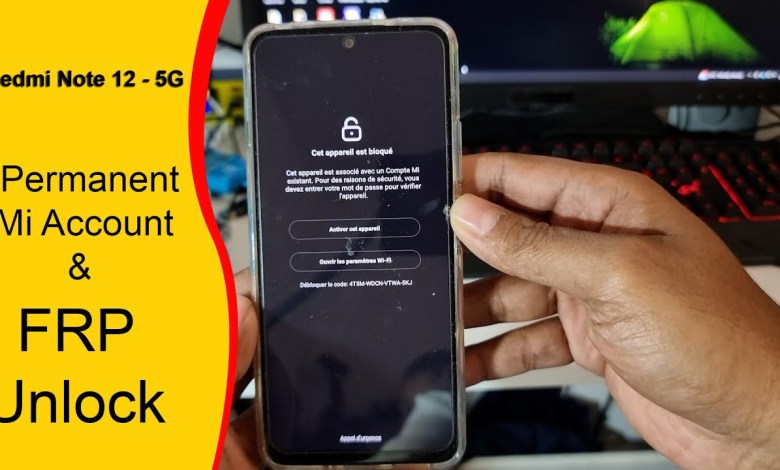 Redmi Note 12 5G Mi Account & FRP Unlock Redmi Note 12 5G Mi Account & FRP Unlock