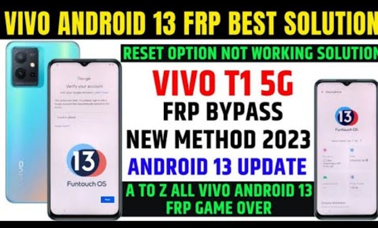 Vivo T1X FRP Bypass Android 13 | New Solution | Vivo Vivo T1X FRP Bypass Android 13 | New Solution | Vivo