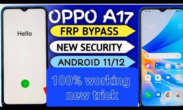 Oppo A17 FRP Bypass Android 12,13! New Trick. oppo Oppo A17 FRP Bypass Android 12,13! New Trick. oppo