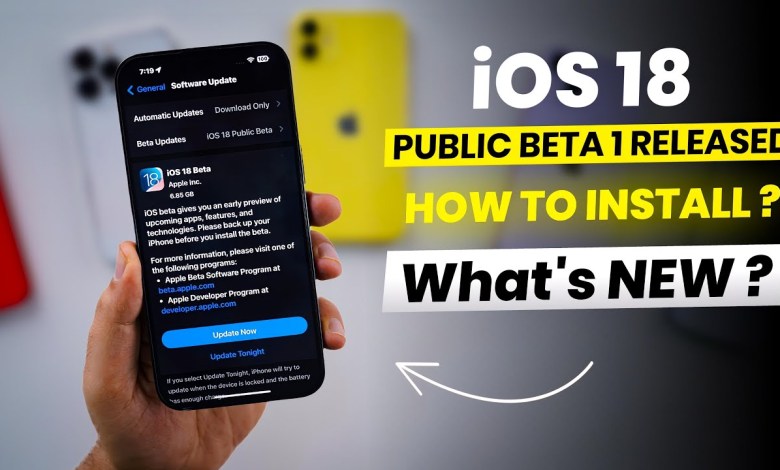 iOS 18 Public Beta Released | How to Install? Top iOS 18 Public Beta Released | How to Install? Top