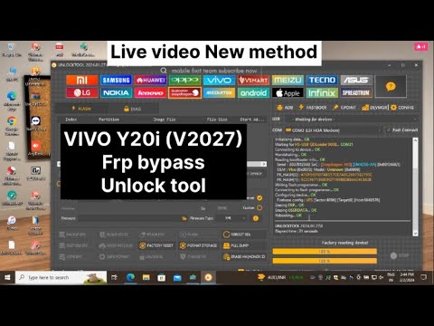 VIVO Y20i (V2027) FRP BYPASS UNLOCK TOOL 1 CLICK VIVO Y20i (V2027) FRP BYPASS UNLOCK TOOL 1 CLICK