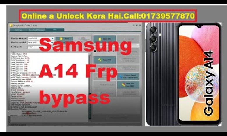 Samsung A14 Frp bypass by Octoplus FRP Tool Samsung A14 Frp bypass by Octoplus FRP Tool