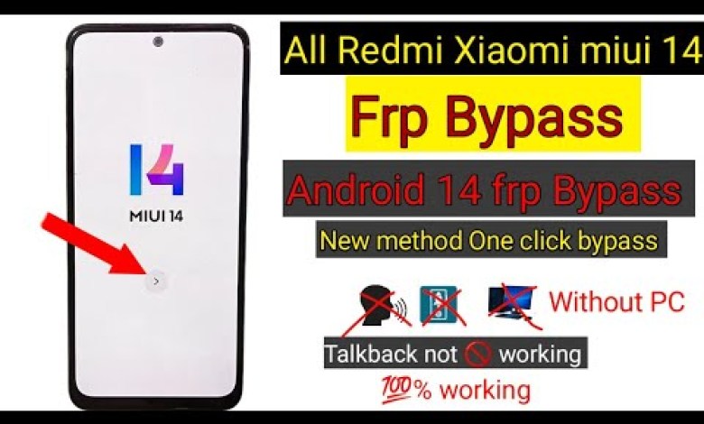 Redmi miui 14 frp Bypass || Xiaomi Android 14 frp Redmi miui 14 frp Bypass || Xiaomi Android 14 frp