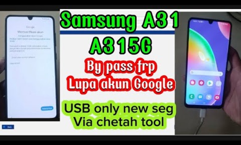By pass frp Samsung A31 (A315g) lupa akun Google USB By pass frp Samsung A31 (A315g) lupa akun Google USB