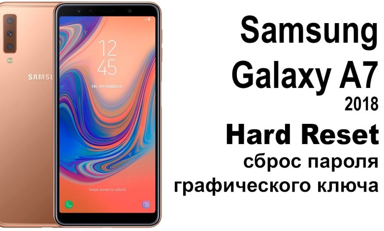 Samsung Galaxy A7 2018. Reset graphic key or Samsung Galaxy A7 2018. Reset graphic key or