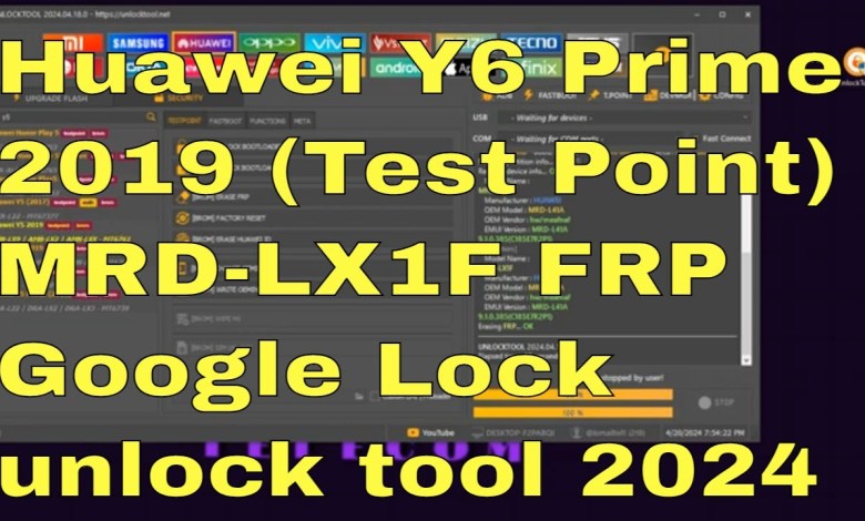 Huawei Y6 Prime 2019 (Test Point) MRD-LX1F FRP Google Huawei Y6 Prime 2019 (Test Point) MRD-LX1F FRP Google