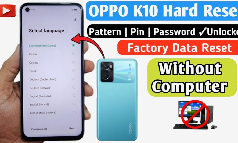 How To Hard Reset Oppo K10 | Without PC How To Hard Reset Oppo K10 | Without PC