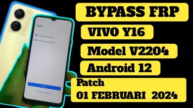 Bypass Frp Vivo Y16 Model V2204 android12 patc 1 Bypass Frp Vivo Y16 Model V2204 android12 patc 1