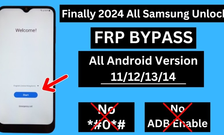 NEW METHOD!!! 2024 All Samsung FRP Bypass | ADB NEW METHOD!!! 2024 All Samsung FRP Bypass | ADB