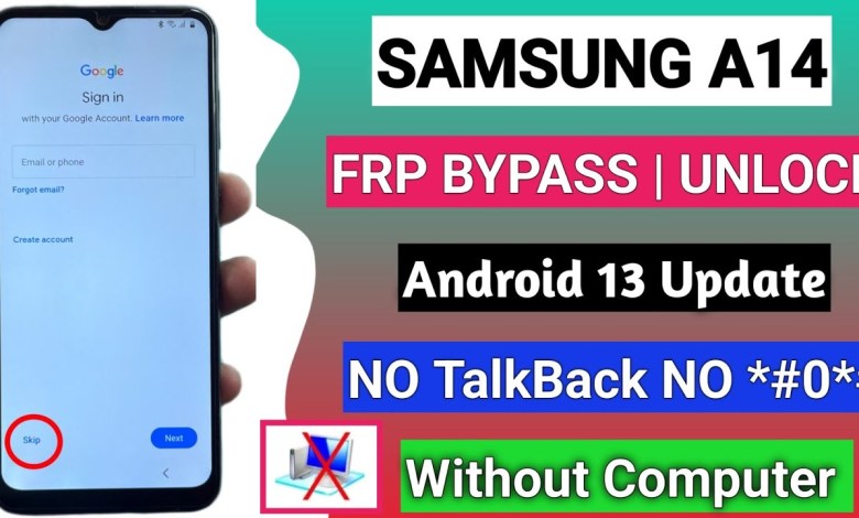 WITHOUT PC 2024:- SAMSUNG A14 FRP BYPASS Android 13 New WITHOUT PC 2024:- SAMSUNG A14 FRP BYPASS Android 13 New