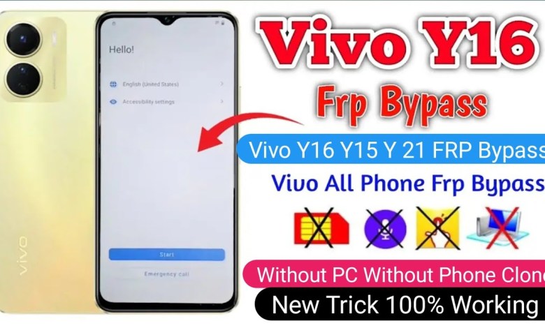 Vivo y16 FRP Bypass Android 12 {New Update2024} VivoY Vivo y16 FRP Bypass Android 12 {New Update2024} VivoY