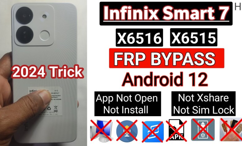 Infinix Smart 7 & 7 HD FRP Bypass Apps Not Disable | No Infinix Smart 7 & 7 HD FRP Bypass Apps Not Disable | No