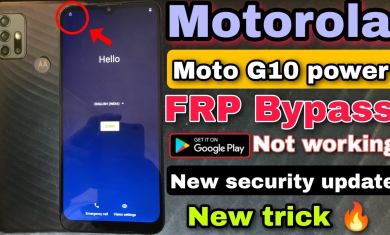 Unlocking the FRP on Motorola Moto G10 and G10 Power: A Step-by-Step Guide Unlocking the FRP on Motorola Moto G10 and G10 Power: A Step-by-Step Guide