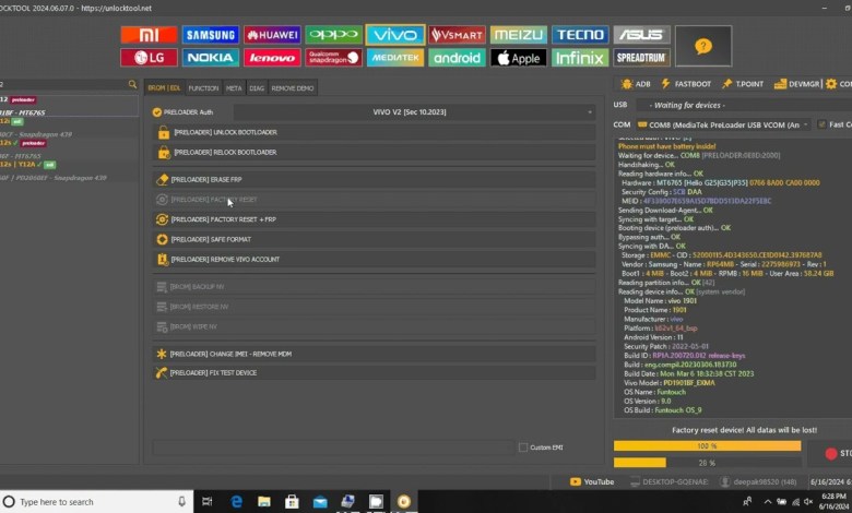 VIVO Y12 PATTERN RESET UNLOCK TOOL OK VIVO Y12 PATTERN RESET UNLOCK TOOL OK