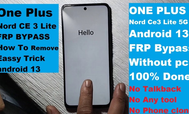 OnePlus Nord CE3 Lite 5G FRP Bypass ! Without Pc ! OnePlus Nord CE3 Lite 5G FRP Bypass ! Without Pc !