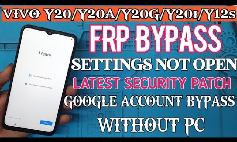 Unlock the mystery: How to bypass FRP on Vivo Y20G, Y12S, and Y20 Unlock the mystery: How to bypass FRP on Vivo Y20G, Y12S, and Y20