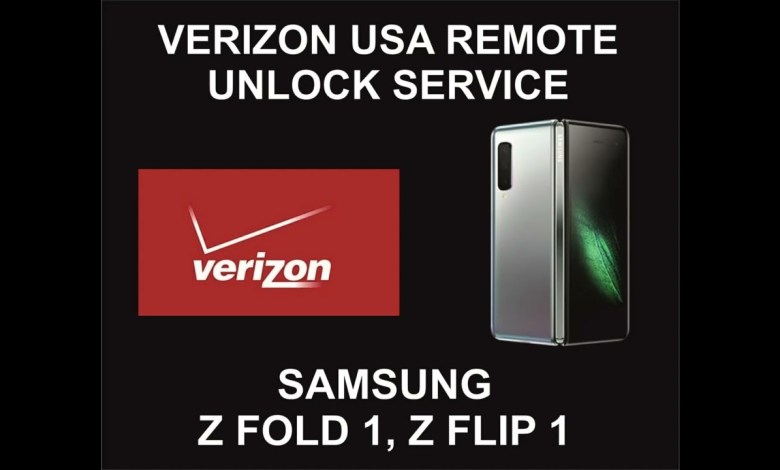 Verizon USA Samsung Unlock Service, Samsung Z Fold 1, Z Verizon USA Samsung Unlock Service, Samsung Z Fold 1, Z