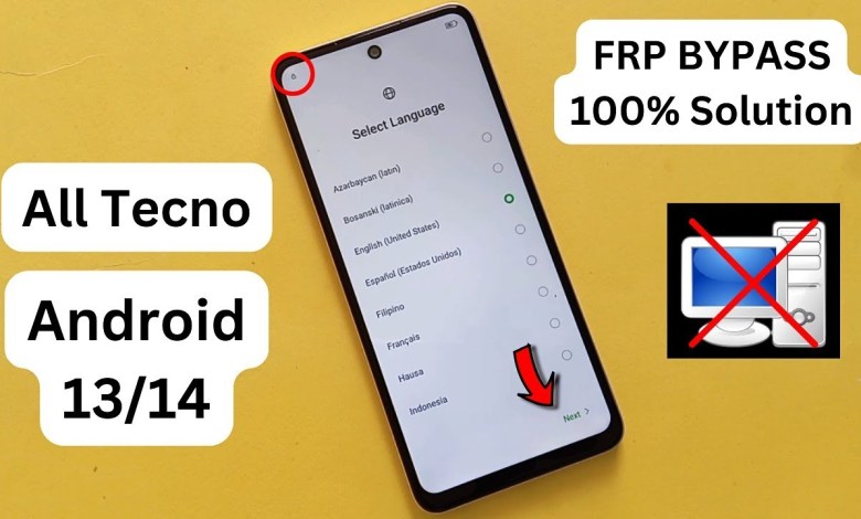 All Tecno Android 13/14 FRP Bypass/Unlock Without Pc All Tecno Android 13/14 FRP Bypass/Unlock Without Pc