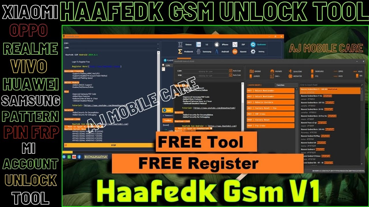 HAAFEDK GSM UNLOCK TOOL 2024, QUALCOMM MTK NEW SECURITY HAAFEDK GSM UNLOCK TOOL 2024, QUALCOMM MTK NEW SECURITY