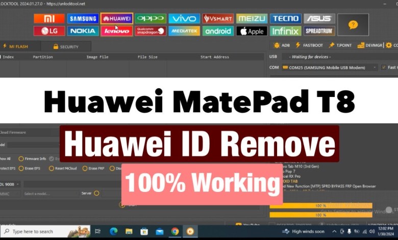 Huawei MatePad T8 Huawei ID Remove With UnlockTool ! Huawei MatePad T8 Huawei ID Remove With UnlockTool !