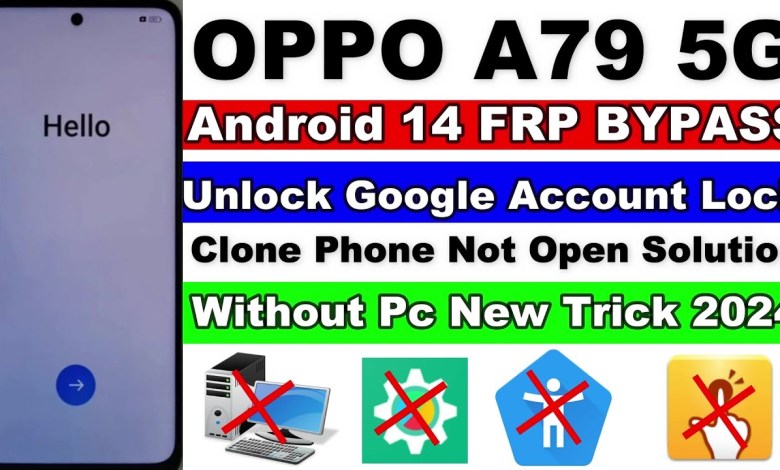 OPPO A79 5G FRP Bypass Android 14 Without PC | All OPPO OPPO A79 5G FRP Bypass Android 14 Without PC | All OPPO