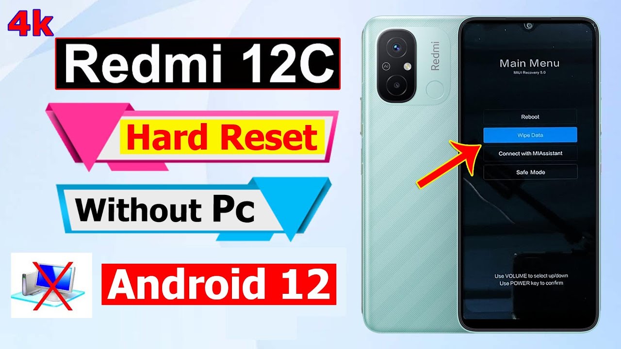 Redmi 12c Hard Reset Android 12 Miui 13 | Rm Solution | Redmi 12c Hard Reset Android 12 Miui 13 | Rm Solution |