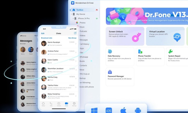Dr Fone, le logiciel tout-en-un Dr Fone, le logiciel tout-en-un