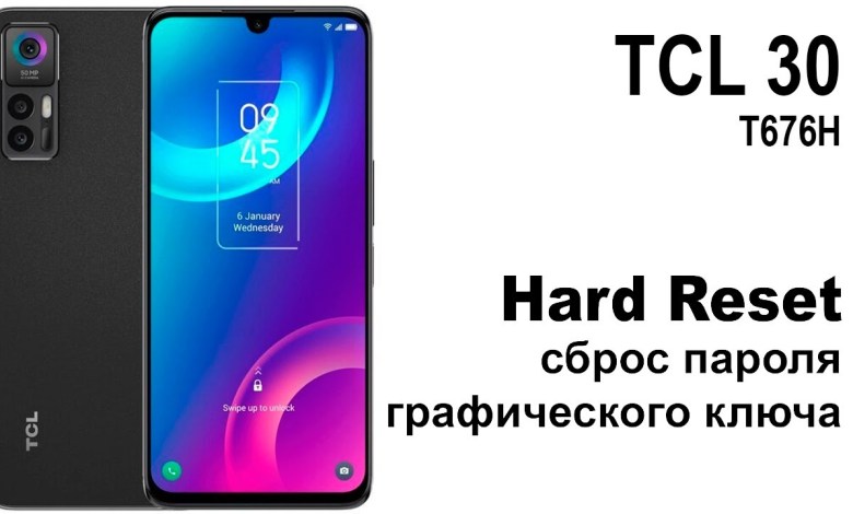 TCL 30 (T676H). Resetting the graphic key or password. TCL 30 (T676H). Resetting the graphic key or password.