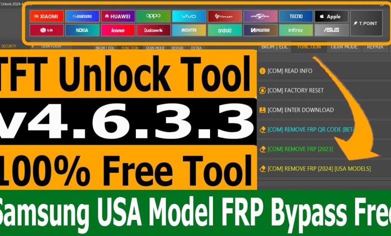 TFT Unlock Tool 4.6.3.3 Auto Update / Samsung FRP TFT Unlock Tool 4.6.3.3 Auto Update / Samsung FRP