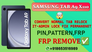 Samsung Galaxy Tab A9 SM X110 Convert Normal Tab Relock Samsung Galaxy Tab A9 SM X110 Convert Normal Tab Relock