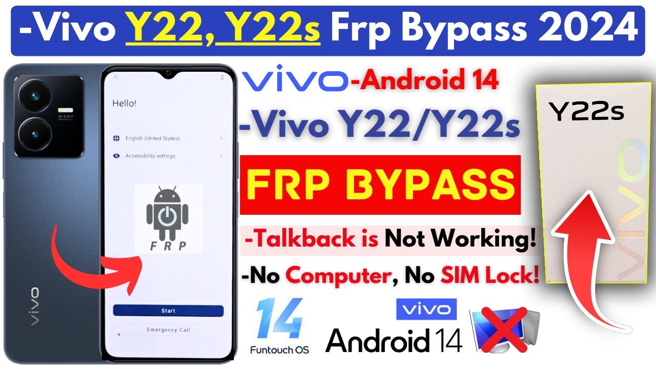 Discover how to bypass Vivo Y22s FRP without using a PC with new security measures unlocked Discover how to bypass Vivo Y22s FRP without using a PC with new security measures unlocked
