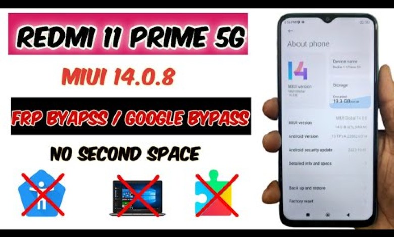 Redmi 11 Prime 5G MIUI14 FRP Bypass Without PC | All Redmi 11 Prime 5G MIUI14 FRP Bypass Without PC | All