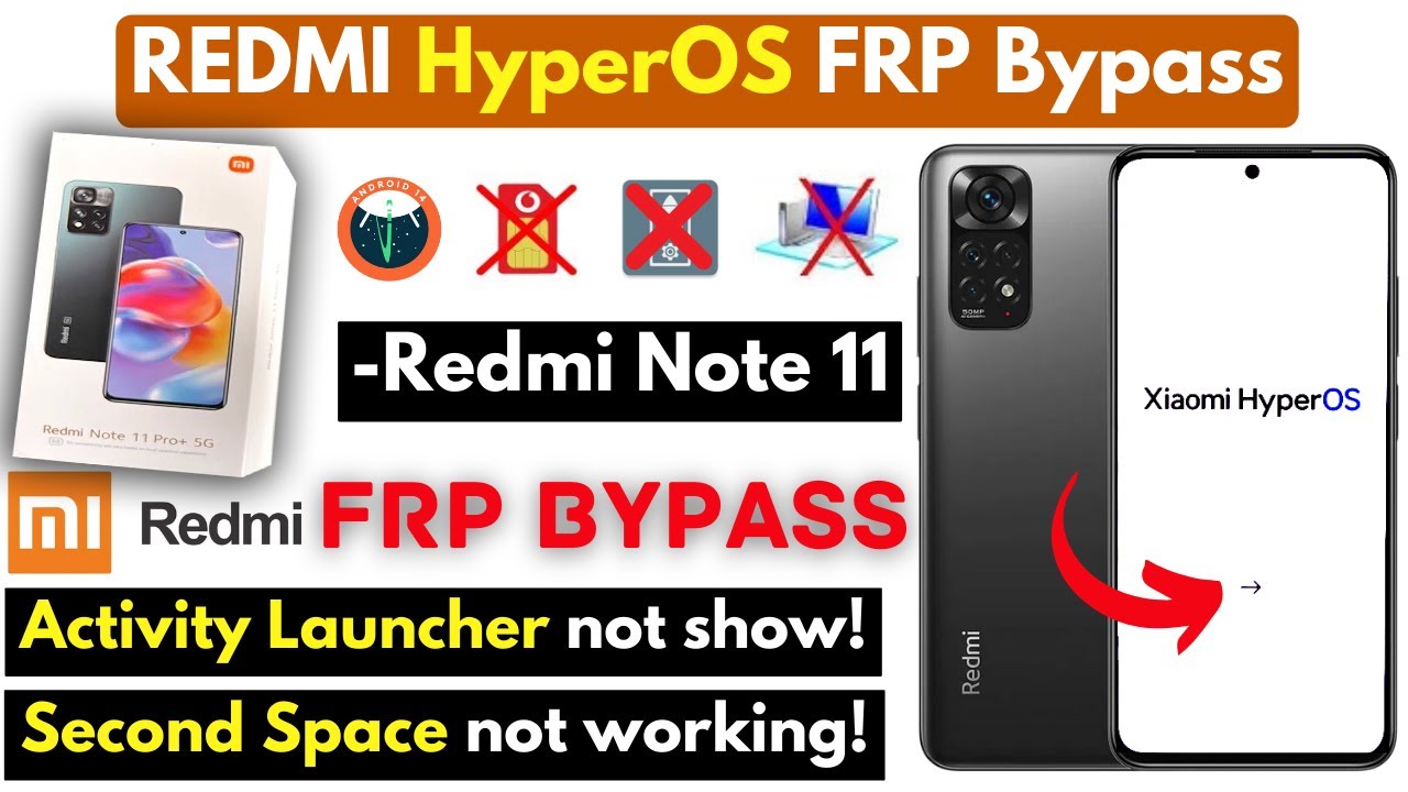 -Unlock Redmi Note 11 FRP Bypass Without PC -Xiaomi -Unlock Redmi Note 11 FRP Bypass Without PC -Xiaomi