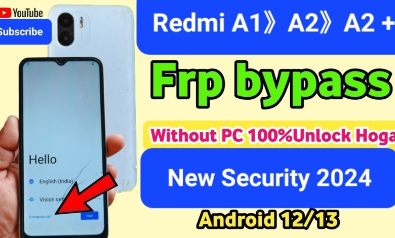Redmi A2 frp bypass||A1/A2/A2+ Google account lock Redmi A2 frp bypass||A1/A2/A2+ Google account lock