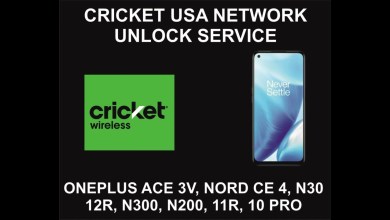 OnePlus Cricket Unlock Service, All Models OnePlus Cricket Unlock Service, All Models