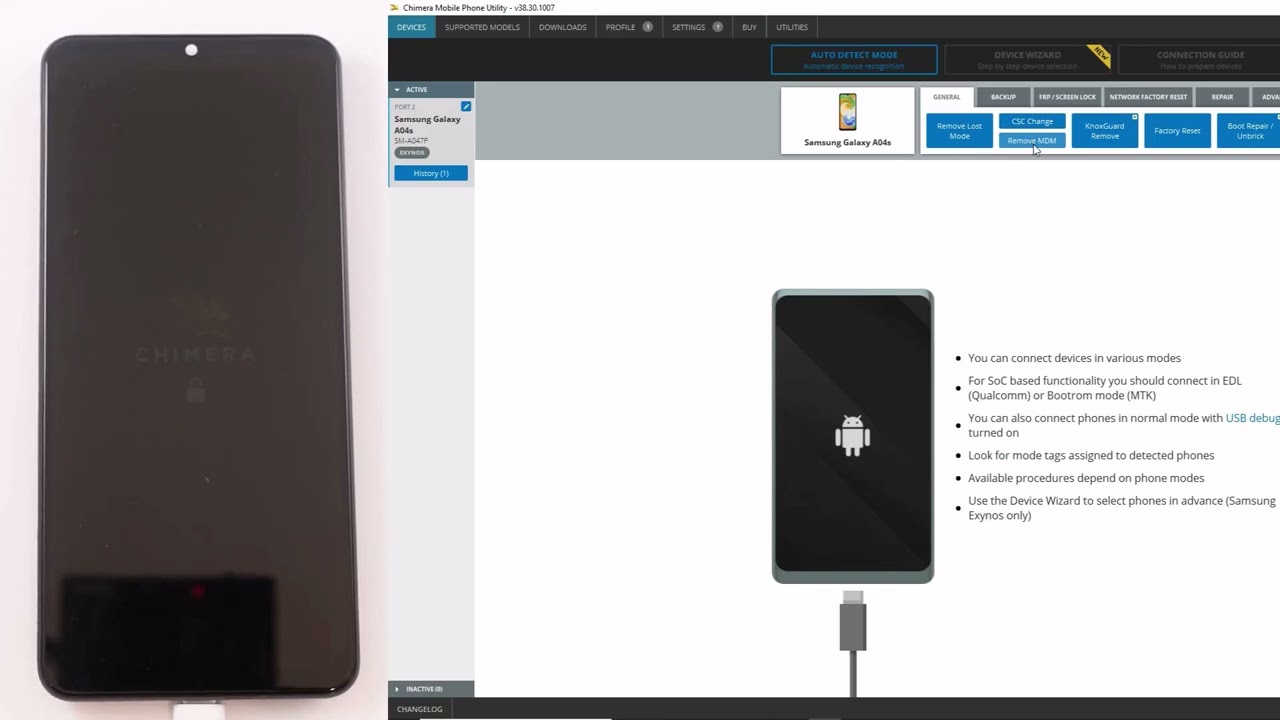 MDM Removal for Samsung Exynos in EUB mode with MDM Removal for Samsung Exynos in EUB mode with