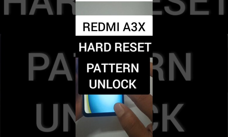 Redmi A3x hard reset #shorts Redmi A3x hard reset #shorts