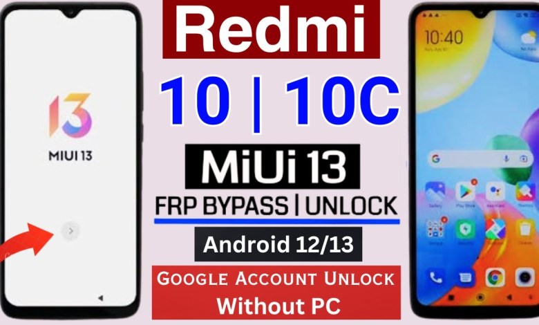 Redmi 10/10C Frp Bypass/Unlock Without PC | Google Redmi 10/10C Frp Bypass/Unlock Without PC | Google