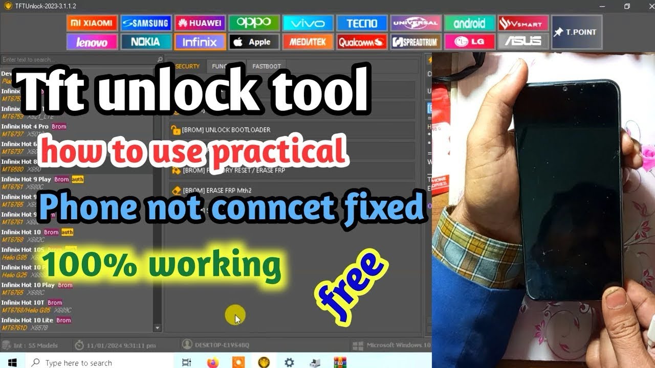 TFT unlock too ALL model frp unlock tool full free TFT unlock too ALL model frp unlock tool full free