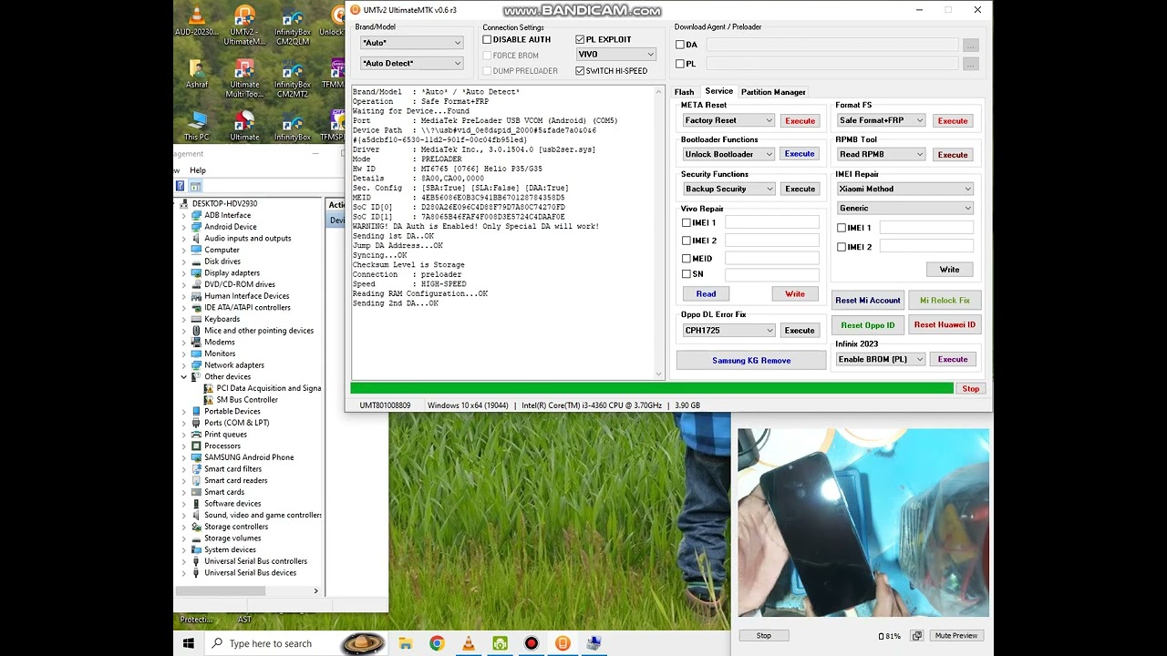 Vivo Y21A Unlock UMT v2 Ultimate MTK v0.6 r3 Update Vivo Y21A Unlock UMT v2 Ultimate MTK v0.6 r3 Update