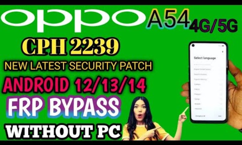 OPPO A54 FRP BYPASS | OPPO A54 FRP BYPASS WITHOUT PC || OPPO A54 FRP BYPASS | OPPO A54 FRP BYPASS WITHOUT PC ||