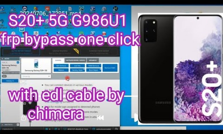 S20+ 5G G986U1 frp bypass one click with edl cable by S20+ 5G G986U1 frp bypass one click with edl cable by