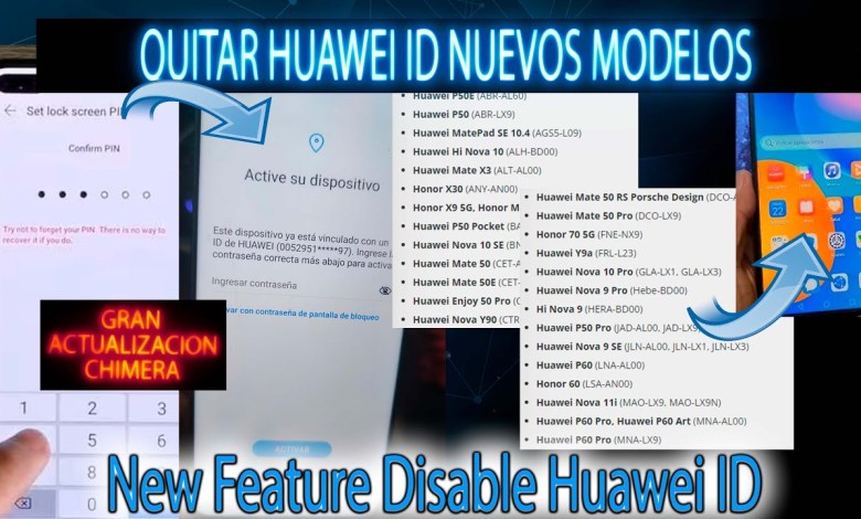 QUITAR HUAWEI ID P50 NOVA X30 X9 Y90 Y60 HONOR 50 70 QUITAR HUAWEI ID P50 NOVA X30 X9 Y90 Y60 HONOR 50 70