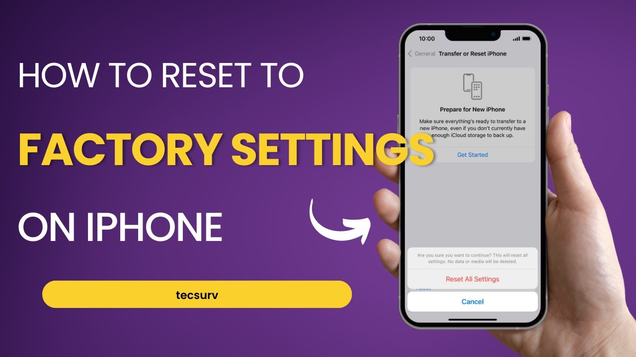How To Reset iPhone To Factory Settings How To Reset iPhone To Factory Settings