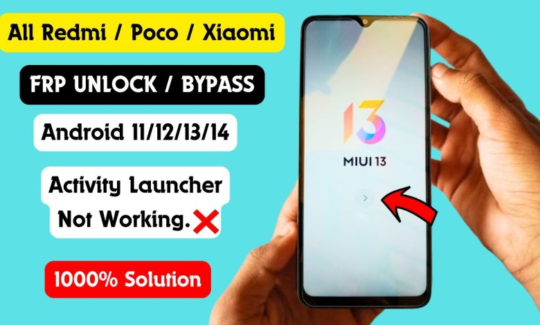 All Redmi/Poco/Xiaomi Miui 13 FRP Bypass/Unlock | No All Redmi/Poco/Xiaomi Miui 13 FRP Bypass/Unlock | No