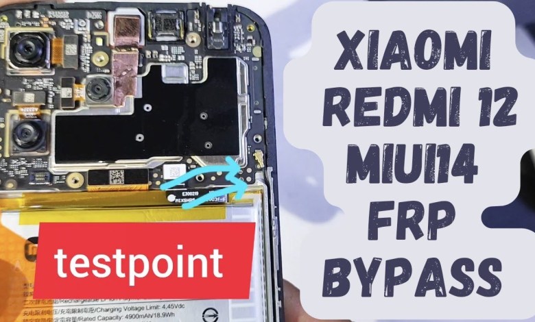 Xiaomi redmi 12 miui14 testpoint ,frp bypass Xiaomi redmi 12 miui14 testpoint ,frp bypass